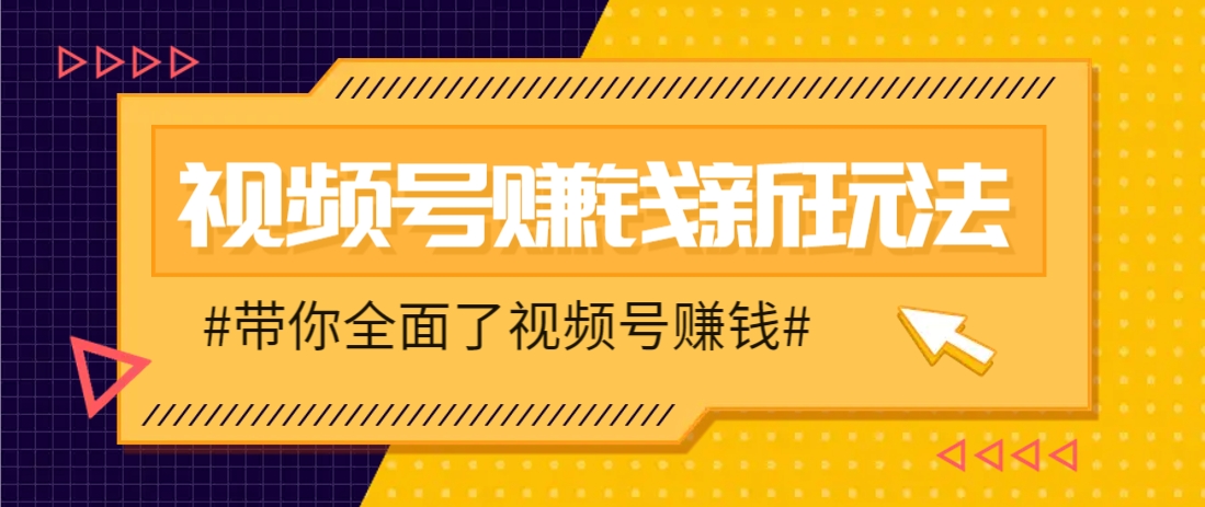 视频号短视频带货新玩法，用这个方法，一天佣金4407（附详细教程）-占领资源网
