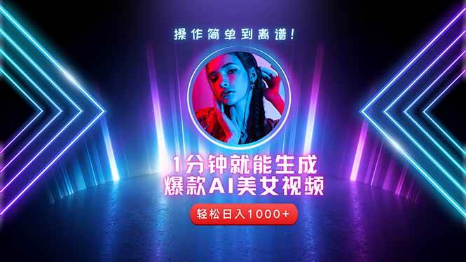 （14702期）2025年最强副业：用AI做短视频，从零开始打造爆款账号！-占领资源网
