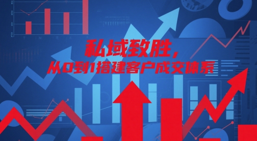 私域致胜，从0到1搭建客户成交体系-占领资源网