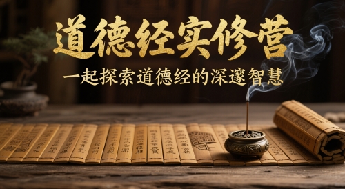 道德经实修营，一起探索道德经的深邃智慧-占领资源网