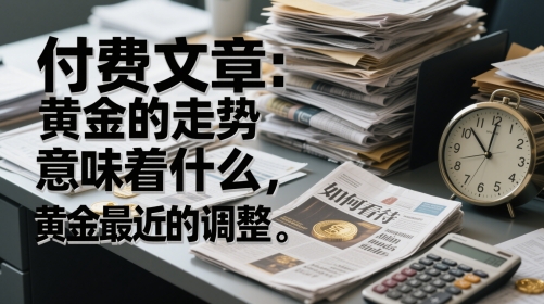 付费文章：黄金的走势意味着什么，如何看待黄金最近的调整-占领资源网