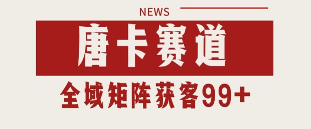 小红书某音唐卡赛道引流获客 自热矩阵日引200+【揭秘】-占领资源网