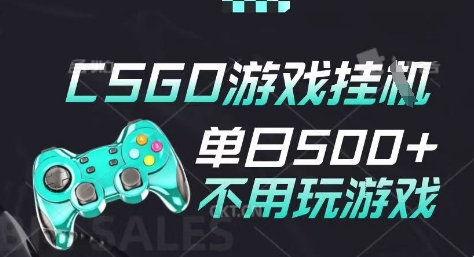 25年CSGO游戏搬砖，全自动挂G，不需要玩游戏，手机操作日入3张(不是汇率搬砖)【揭秘】-占领资源网