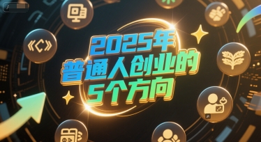 付费文章：2025年普通人创业的5个方向-占领资源网