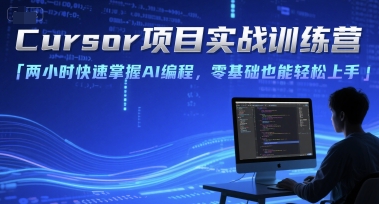Cursor项目实战训练营，两小时快速掌握AI编程，零基础也能轻松上手-占领资源网