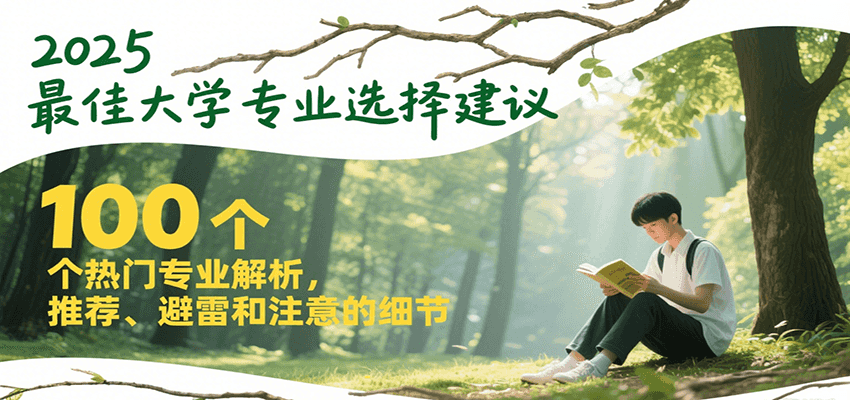 2025最佳大学专业选择建议，100个热门专业解析，推荐、避雷和注意的细节-占领资源网