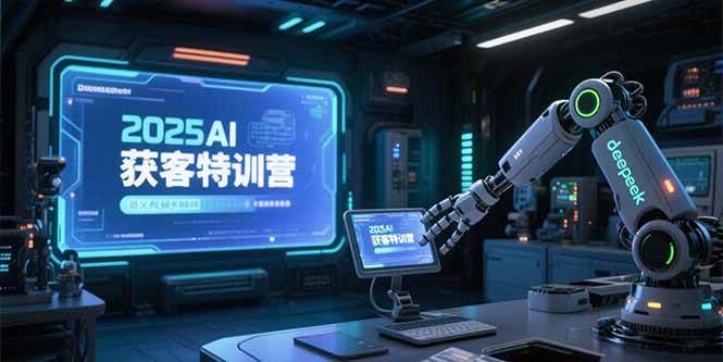 （15289期）2025AI获客特训营，AI图文视频全制作，deepseek工具实操教学-占领资源网