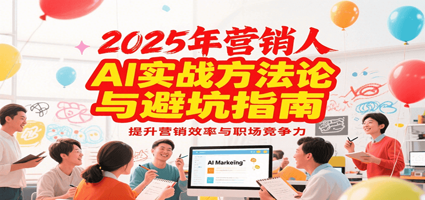 2025年营销实战方法论与避坑指南，利用AI提升营销效率与职场竞争力-占领资源网