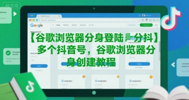 谷歌浏览器分身登陆多个抖音号，谷歌浏览器分身创建教程-占领资源网