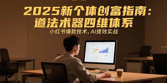 （15477期）2025新个体创富指南：道法术器四维体系，小红书爆款技术，AI提效实战-占领资源网