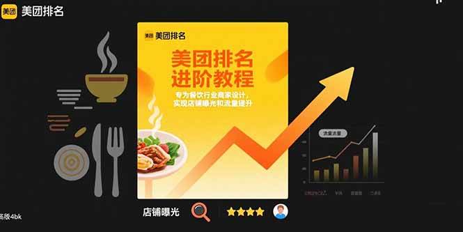 （15528期）美团排名进阶教程：专为餐饮行业商家设计，实现店铺曝光和流量提升-占领资源网